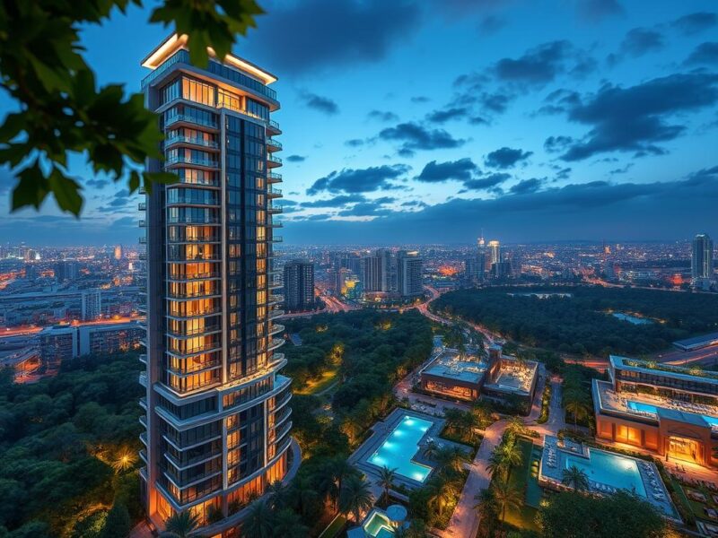 Tiger Sky Tower Property Development By Tiger Group