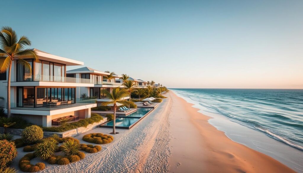 exclusive beachfront homes