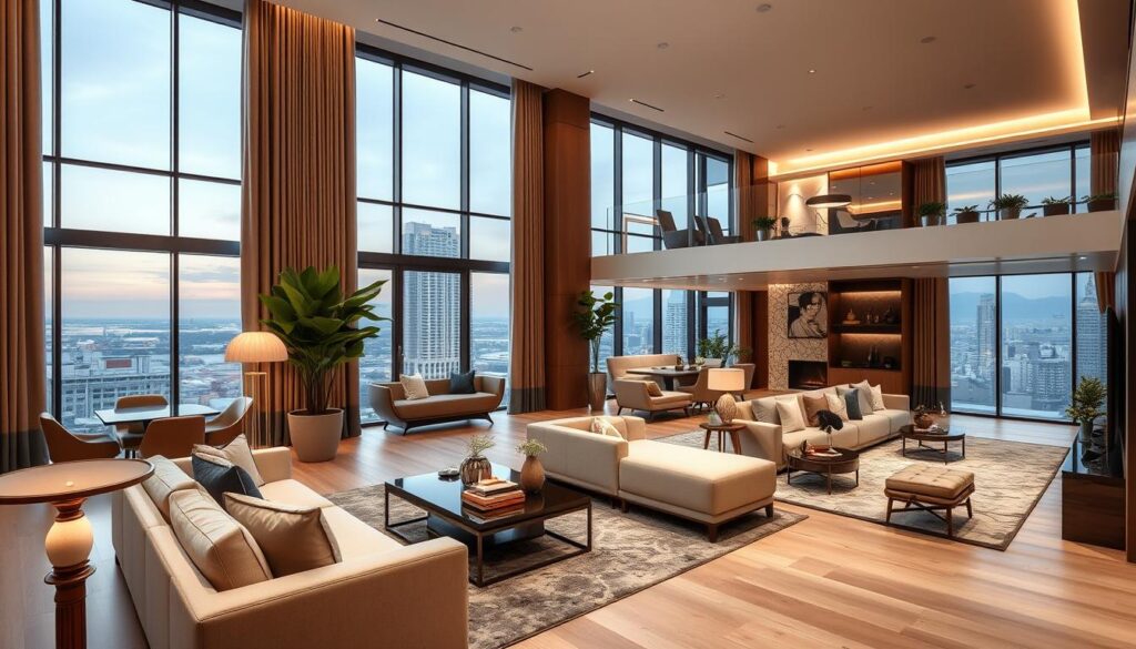 luxury living spaces