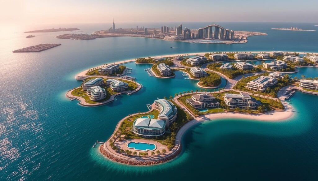 overview of Sia at Dubai Islands