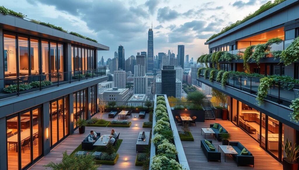 urban modern living spaces